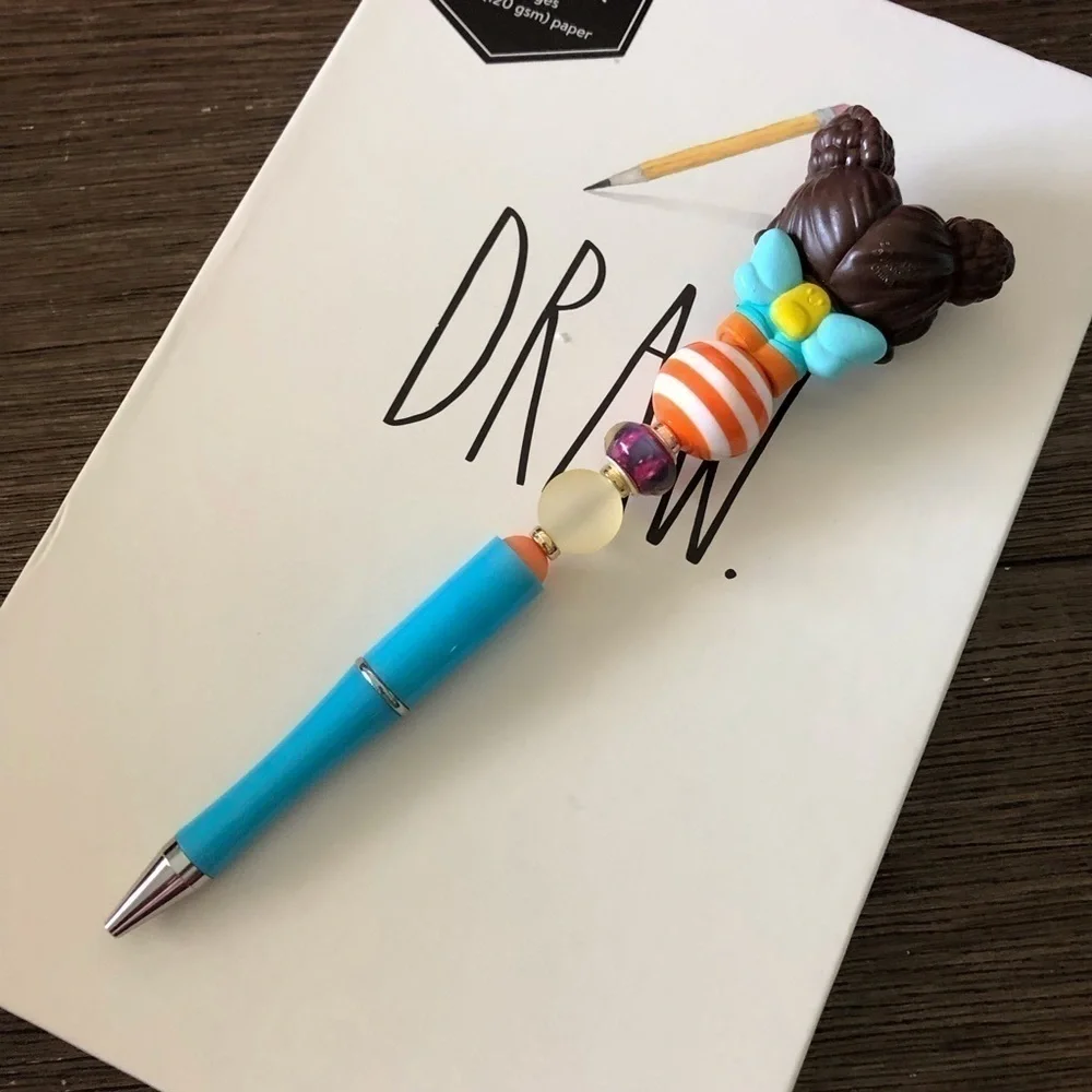 DC Comics: Bubble Bee handmade beaded pen